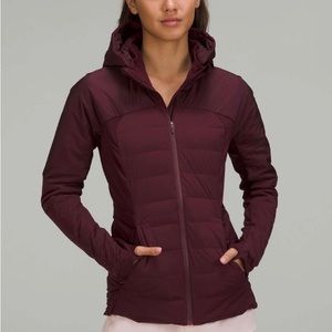 Lululemon Down for it All Jacket Cassis size 8 brand new without tags